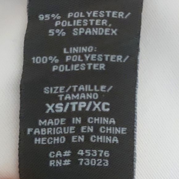 Suzy Shier White peplum tank top size XS/TP - Picture 7 of 7